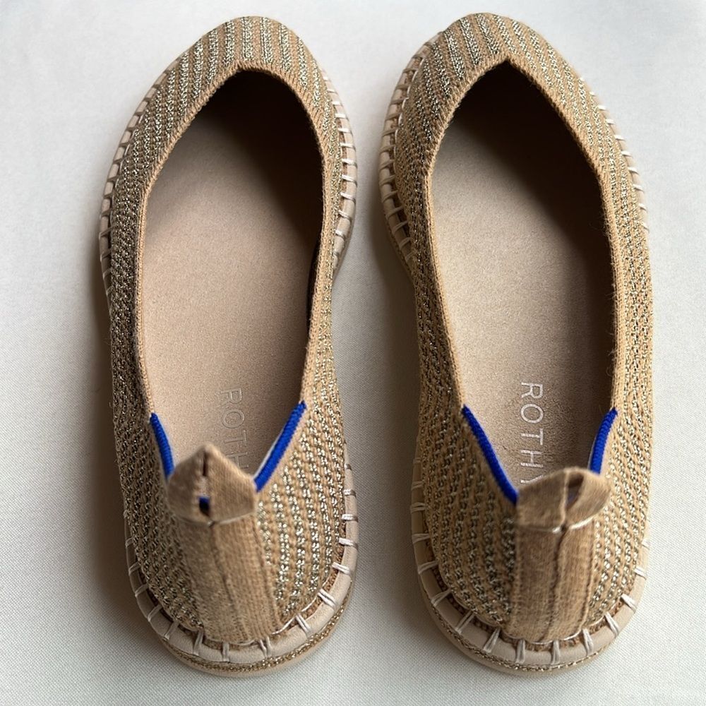 Rothy's The Espadrille Gold Stripe - Picture 11 of 17